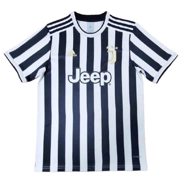 Tailandia Camiseta Juventus Concepto Replica Primera Ropa 2021/22 Blanco Negro